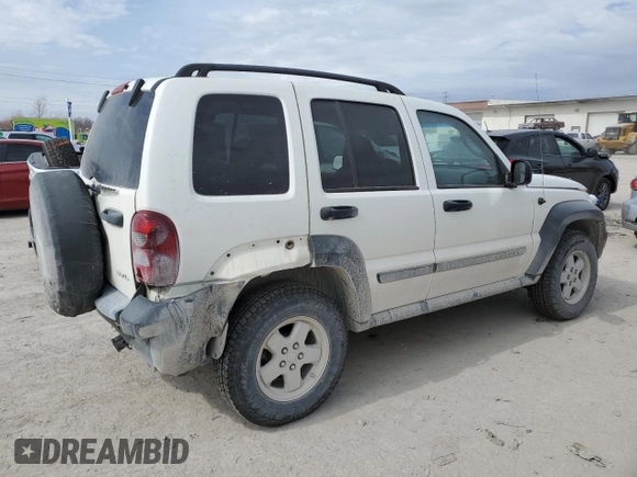 2006 Jeep Liberty Sport with VIN 1J4GL48K66W197579, listed as a Copart auction lot 47274625 with 214,608 mi miles and Clean Title. Bid and sale history available at carsss.com. Image 3.