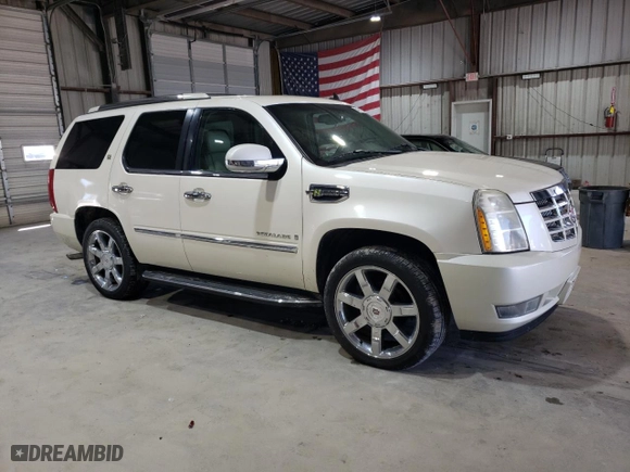 2009 Cadillac Escalade Hybrid with VIN 1GYFK43569R209961, listed as a Copart auction lot 54011705 with 143,894 mi miles and Clean Title. Bid and sale history available at carsss.com. Image 4.