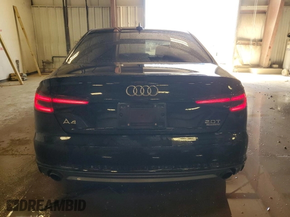 2017 Audi A4 Premium Plus with VIN WAUENAF41HN016260, listed as a Copart auction lot 54318205 with 42,057 mi miles and Clean title. Bid and sale history available at DreamBid. Image 6.