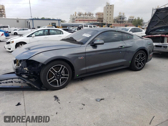 2023 Ford Mustang GT with VIN 1FA6P8CF6P5307163, listed as a Copart auction lot 50249155 with 16,115 mi miles and Salvage title. Bid and sale history available at DreamBid. Image 1.