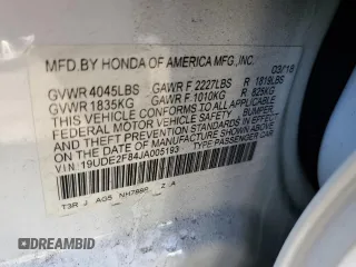 2018 Acura ILX Premium z VIN 19UDE2F84JA005193, wystawiony jako Copart lot #69123884 z przebiegiem Nie podano mil oraz Szkoda całkowita • Salvage title. Historia ofert i sprzedaży dostępna na DreamBid. Obrazek 14.