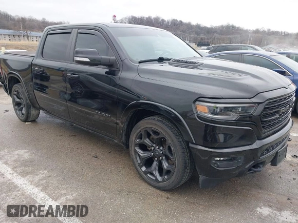 2020 Ram 1500 Limited with VIN 1C6SRFHT3LN407647, listed as a IAAI auction lot 41523210 with 69,331 mi miles. Bid and sale history available at carsss.com. Image 1.