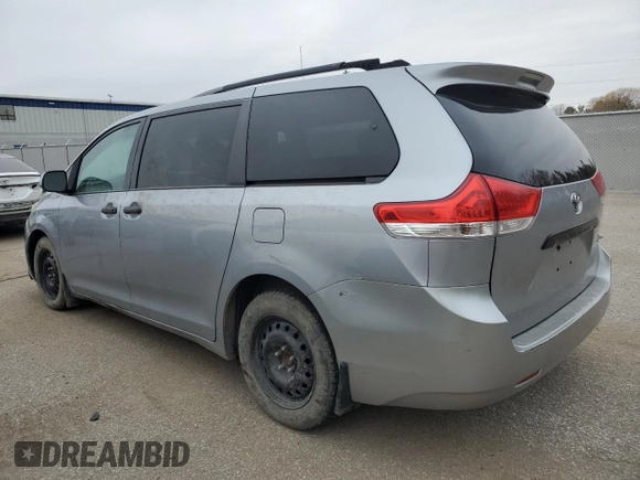 2011 Toyota Sienna with VIN 5TDZK3DC4BS159062, listed as a Copart auction lot 50988035 with 0 mi miles and Clean Title. Bid and sale history available at carsss.com. Image 2.