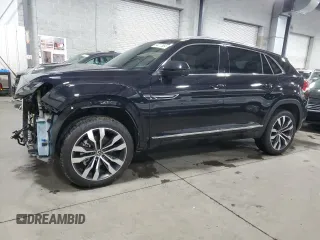 2023 Volkswagen Atlas SEL Premium R-Line z VIN 1V2FE2CA8PC223437, wystawiony jako Copart lot #84417584 z przebiegiem 25 368 mil mil oraz Szkoda całkowita • Salvage title. Historia ofert i sprzedaży dostępna na DreamBid. Obrazek 1.