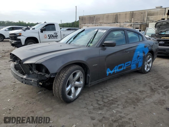 2014 Dodge Charger RT Plus with VIN 2C3CDXCT2EH138002, listed as a Copart auction lot 56481604 with 48,490 mi miles and Salvage Title. Bid and sale history available at carsss.com. Image 1.