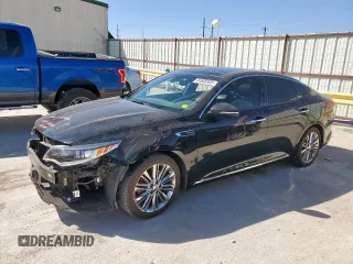 2016 Kia Optima SXL Turbo with VIN 5XXGV4L23GG074123, listed as a Copart auction lot 49508505 with 123,481 mi miles and Salvage Title. Bid and sale history available at carsss.com. Image 1.