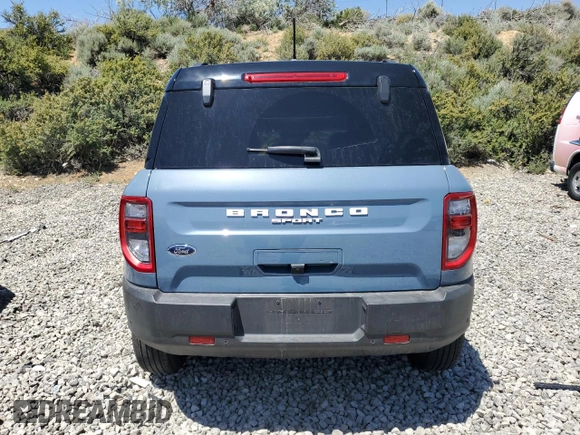 2024 Ford Bronco Sport Outer Banks with VIN 3FMCR9C60RRE65491, listed as a Copart auction lot 58210735 with 6,723 mi miles and Salvage title. Bid and sale history available at DreamBid. Image 6.