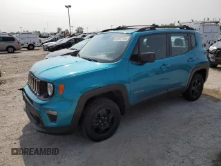 2020 Jeep Renegade Sport z VIN ZACNJBAB1LPL60405, wystawiony jako Copart lot #64402514 z przebiegiem 68 769 mil mil oraz Szkoda całkowita • Salvage title. Historia ofert i sprzedaży dostępna na DreamBid. Obrazek 1.