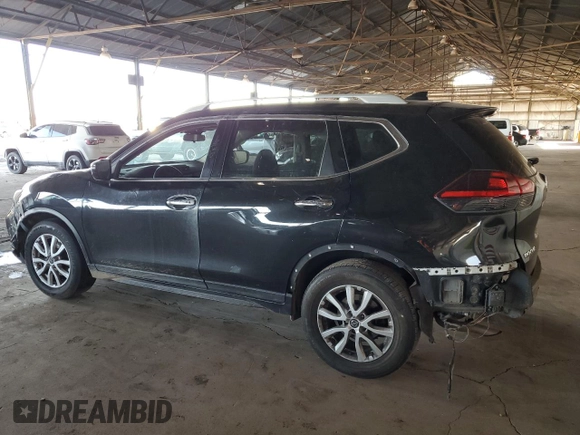 2019 Nissan Rogue SV with VIN 5N1AT2MT6KC703918, listed as a Copart auction lot 46546615 with 165,632 mi miles and Salvage Title. Bid and sale history available at carsss.com. Image 2.