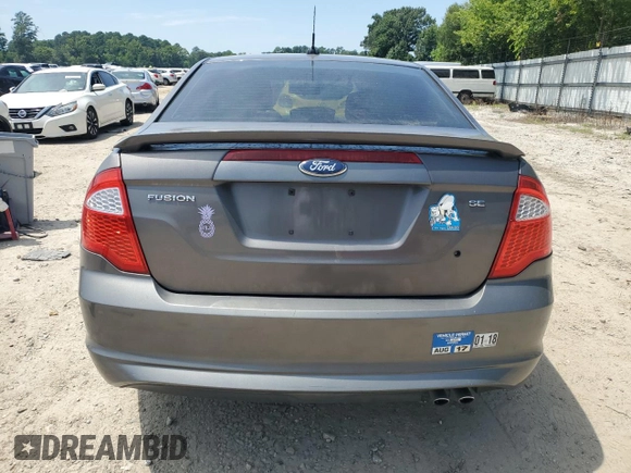2012 Ford Fusion SE с VIN 3FAHP0HA0CR222480, выставлен на аукционе Copart как лот 65847164 с пробегом 108 256 миль миль и На запчасти • Non repairable. История ставок и продаж доступна на DreamBid. Изображение 6.