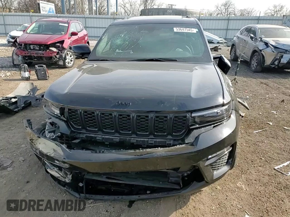 2025 Jeep Grand Cherokee Limited with VIN 1C4RJHBG6SC291683, listed as a Copart auction lot 53647545 with 6,482 mi miles and Salvage title. Bid and sale history available at DreamBid. Image 12.