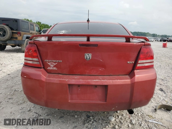 2008 Dodge Avenger SXT with VIN 1B3LC56K78N263046, listed as a Copart auction lot 62885805 with Not provided miles and Clean title. Bid and sale history available at DreamBid. Image 6.