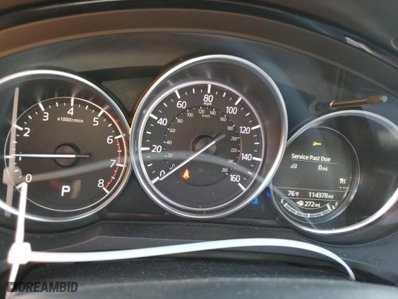 2016 Mazda CX-9 Signature with VIN JM3TCBEYXG0100736, listed as a Copart auction lot 50911905 with 114,378 mi miles and Salvage Title. Bid and sale history available at carsss.com. Image 9.