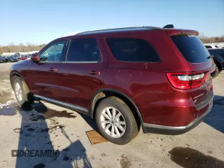 2020 Dodge Durango SXT Plus with VIN 1C4RDJAG8LC142497, listed as a Copart auction lot 88755605 with 27,609 mi miles and Clean Title. Bid and sale history available at DreamBid. Image 2.