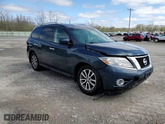 2016 Nissan Pathfinder Platinum with VIN 5N1AR2MM7GC601266, listed as a Copart auction lot 54527615 with 178,046 mi miles and Salvage Title. Bid and sale history available at carsss.com. Image 14.