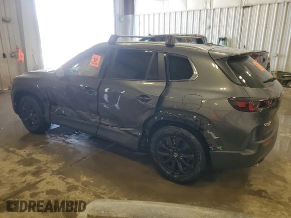 2025 Mazda CX-50 S Premium с VIN 7MMVABDM7SN310681, выставлен на аукционе Copart как лот 54887345 с пробегом 232 миль миль и Списание • Salvage title. История ставок и продаж доступна на DreamBid. Изображение 2.