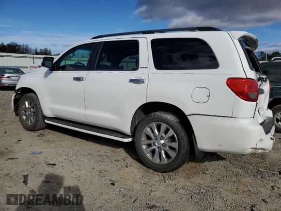 2010 Toyota Sequoia Ltd with VIN 5TDJY5G18AS027339, listed as a Copart auction lot 82005574 with 282,465 mi miles and Salvage Title. Bid and sale history available at carsss.com. Image 2.