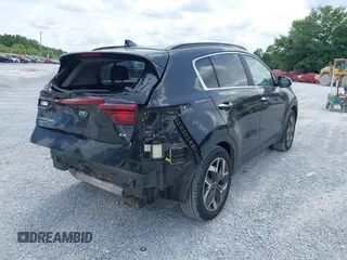 2022 Kia Sportage EX with VIN KNDPN3AC6N7007642, listed as a IAAI auction lot 42151902 with 39,411 mi miles and . Bid and sale history available at DreamBid. Image 4.
