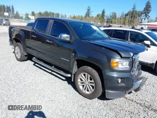 2017 GMC Canyon 4WD SLT with VIN 1GTP6DE14H1226926, listed as a IAAI auction lot 40421473 with 1 mi miles. Bid and sale history available at carsss.com. Image 1.
