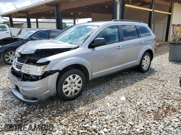 2016 Dodge Journey American Value with VIN 3C4PDCAB5GT245197, listed as a Copart auction lot 52720755 with 99,313 mi miles and Salvage Title. Bid and sale history available at DreamBid. Image 1.