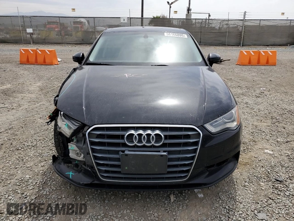 2015 Audi A3 Premium Plus with VIN WAUCCGFFXF1004887, listed as a Copart auction lot 56166895 with 140,022 mi miles and Salvage title. Bid and sale history available at DreamBid. Image 5.