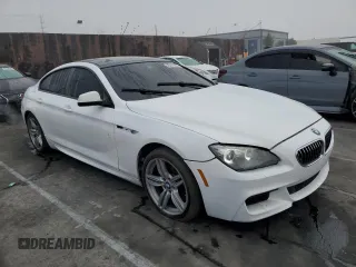 2014 BMW 6 Series 650i z VIN WBA6B2C59ED128936, wystawiony jako Copart lot #46409685 z przebiegiem 53 208 mil mil oraz Szkoda całkowita • Salvage title. Historia ofert i sprzedaży dostępna na DreamBid. Obrazek 4.