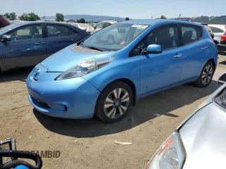 2014 Nissan LEAF SV с VIN 1N4AZ0CPXEC334809, выставлен на аукционе Copart как лот 60287085 с пробегом 65 829 миль миль и Списание • Salvage title. История ставок и продаж доступна на DreamBid. Изображение 1.