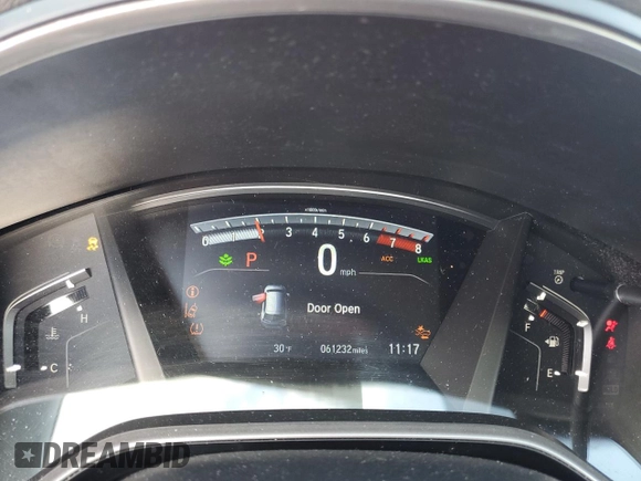 2020 Honda CR-V Touring with VIN 2HKRW1H97LH402586, listed as a Copart auction lot 83325814 with 61,232 mi miles and Salvage Title. Bid and sale history available at carsss.com. Image 9.