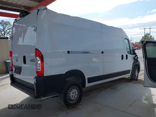 2024 Ram ProMaster Cargo Tradesman with VIN 3C6LRVDG8RE133415, listed as a IAAI auction lot 41345776 with 12,574 mi miles and . Bid and sale history available at DreamBid. Image 4.