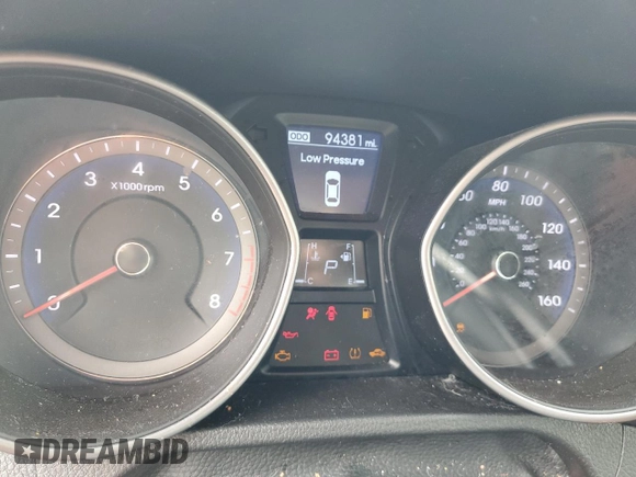 2016 Hyundai Elantra GT with VIN KMHD35LH2GU292644, listed as a Copart auction lot 71421054 with 94,381 mi miles and Salvage Title. Bid and sale history available at carsss.com. Image 9.