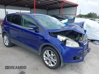 2013 Ford Escape SEL с VIN 1FMCU0H93DUC25351, выставлен на аукционе IAAI как лот 42643268 с пробегом 160 862 миль миль и . История ставок и продаж доступна на DreamBid. Изображение 1.
