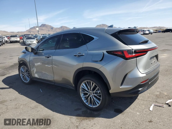 2025 Lexus NX 350h Premium with VIN 2T2GKCEZ3SC040255, listed as a Copart auction lot 52103885 with 7,288 mi miles and Salvage title. Bid and sale history available at DreamBid. Image 2.