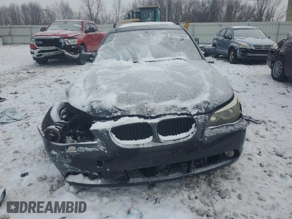 2005 BMW 5 Series 545i with VIN WBANB33535CN67413, listed as a Copart auction lot 85008444 with 172,715 mi miles and Clean Title. Bid and sale history available at carsss.com. Image 5.