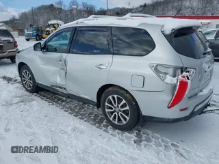 2015 Nissan Pathfinder Platinum z VIN 5N1AR2MM1FC675197, wystawiony jako IAAI lot #41595067 z przebiegiem 96 135 mil mil oraz . Historia ofert i sprzedaży dostępna na DreamBid. Obrazek 3.