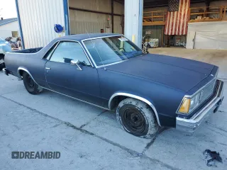 1981 Chevrolet El Camino z VIN 1GCCW80K8BD432987, wystawiony jako Copart lot #81555484 z przebiegiem 67 711 mil mil oraz Szkoda całkowita • Salvage title. Historia ofert i sprzedaży dostępna na DreamBid. Obrazek 4.