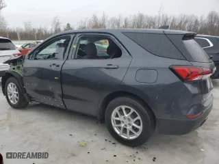 2022 Chevrolet Equinox LT with VIN 3GNAXUEV1NS162500, listed as a Copart auction lot 46407115 with 0 mi miles and Salvage Title. Bid and sale history available at carsss.com. Image 2.