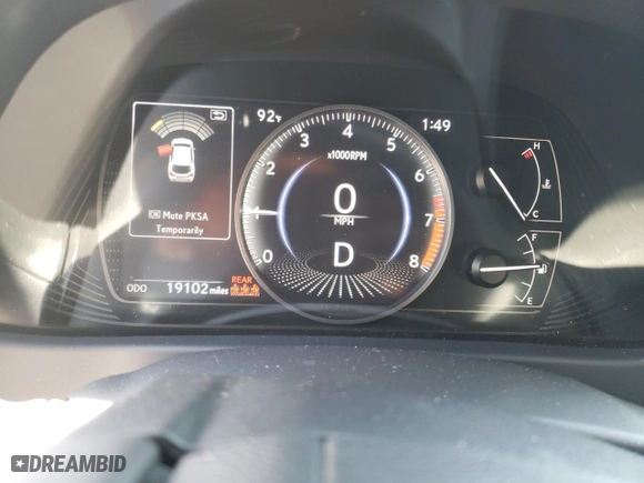 2022 Lexus UX with VIN JTHP3JBH3N2050660, listed as a Copart auction lot 66878794 with 19,102 mi miles and Non Repairable. Bid and sale history available at carsss.com. Image 9.