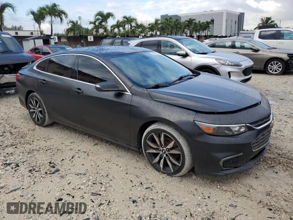 2017 Chevrolet Malibu LT with VIN 1G1ZE5ST1HF191278, listed as a Copart auction lot 56921805 with 109,412 mi miles and Clean Title. Bid and sale history available at DreamBid. Image 4.