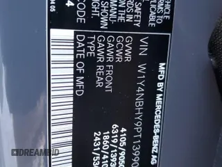 2023 Mercedes-Benz Sprinter with VIN W1Y4NBHY9PT139900, listed as a Copart auction lot 89382725 with 2,836 mi miles and Salvage Title. Bid and sale history available at DreamBid. Image 13.