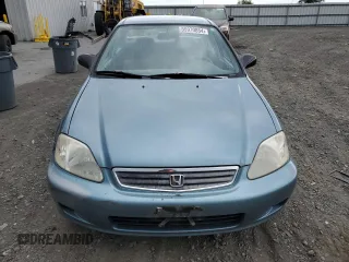 1999 Honda Civic LX with VIN 1HGEJ6577XL039447, listed as a Copart auction lot 55970854 with 100,776 mi miles and Salvage Title. Bid and sale history available at carsss.com. Image 5.