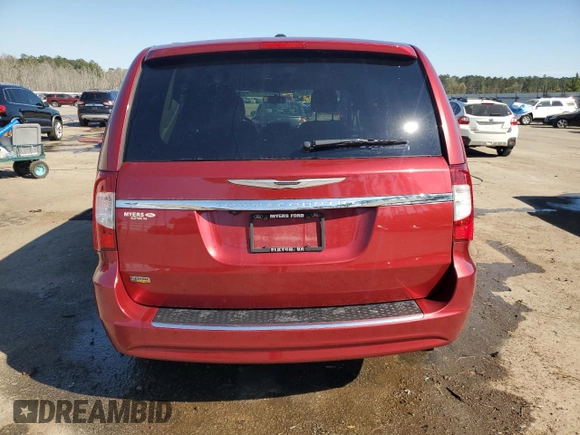 2014 Chrysler Town & Country Touring with VIN 2C4RC1BG3ER446557, listed as a Copart auction lot 50443995 with 188,312 mi miles and Salvage Title. Bid and sale history available at carsss.com. Image 6.