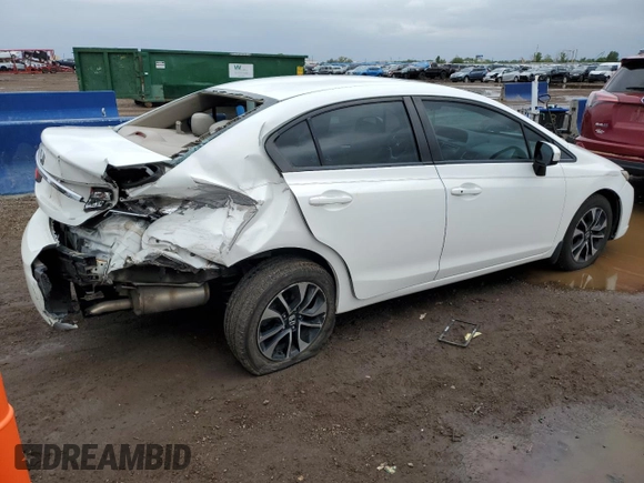 2015 Honda Civic EX z VIN 19XFB2F89FE028490, wystawiony jako Copart lot #59528785 z przebiegiem 98 064 mil mil oraz Szkoda całkowita • Salvage title. Historia ofert i sprzedaży dostępna na DreamBid. Obrazek 3.