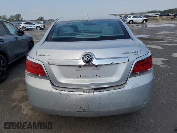 2010 Buick LaCrosse CXL с VIN 1G4GC5GG6AF160965, выставлен на аукционе Copart как лот 53697175 с пробегом 181 846 миль миль и Списание • Salvage title. История ставок и продаж доступна на DreamBid. Изображение 6.