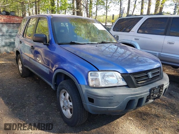 2001 Honda CR-V LX with VIN JHLRD17411C055750, listed as a IAAI auction lot 42054722 with 280,723 mi miles. Bid and sale history available at carsss.com. Image 1.