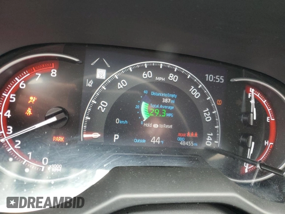 2023 Toyota RAV4 LE with VIN 2T3F1RFV8PW386641, listed as a Copart auction lot 50615355 with 48,455 mi miles and Salvage Title. Bid and sale history available at carsss.com. Image 9.