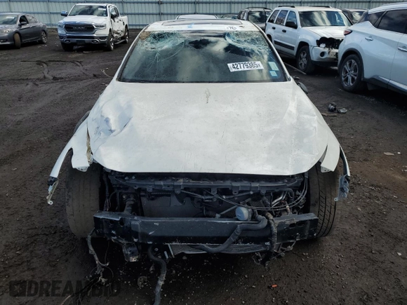 2017 Infiniti Q50 3.0t Signature Edition with VIN JN1EV7ARXHM833082, listed as a Copart auction lot 42779385 with 0 mi miles and Salvage Title. Bid and sale history available at carsss.com. Image 5.