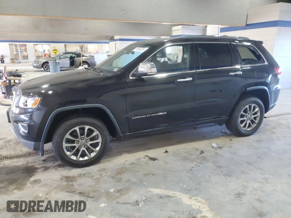 2015 Jeep Grand Cherokee Limited with VIN 1C4RJFBG2FC887173, listed as a Copart auction lot 49604255 with 154,760 mi miles and Salvage Title. Bid and sale history available at carsss.com. Image 1.