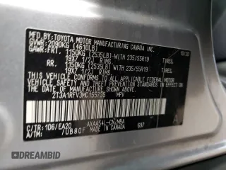 2021 Toyota RAV4 XLE Premium with VIN 2T3A1RFV3MC155735, listed as a Copart auction lot 58738135 with 87,685 mi miles and Salvage title. Bid and sale history available at DreamBid. Image 13.