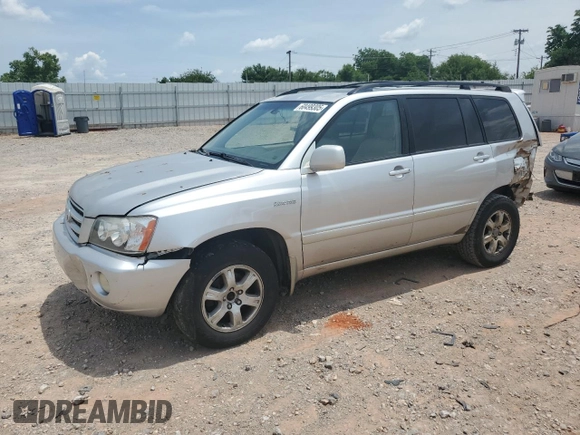 2003 Toyota Highlander z VIN JTEHF21A030101298, wystawiony jako Copart lot #60499305 z przebiegiem 232 175 mil mil oraz Czysty tytuł • Clean title. Historia ofert i sprzedaży dostępna na DreamBid. Obrazek 1.