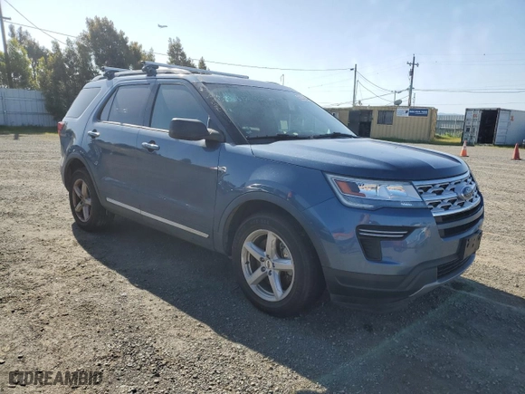 2018 Ford Explorer XLT with VIN 1FM5K7D83JGC55626, listed as a Copart auction lot 51517355 with 0 mi miles and Salvage Title. Bid and sale history available at carsss.com. Image 4.